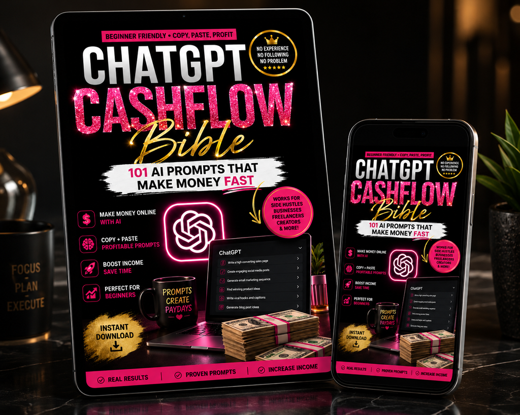 ChatGPT Cashflow Bible: 101 AI Prompts That Make Money Fast
